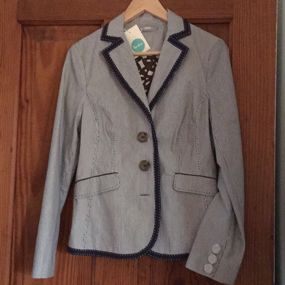 Boden Pinstripe Blazer